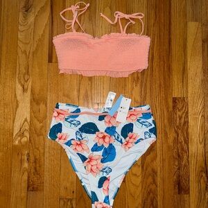 BRAND NEW with Tags High Waisted Two-Piece